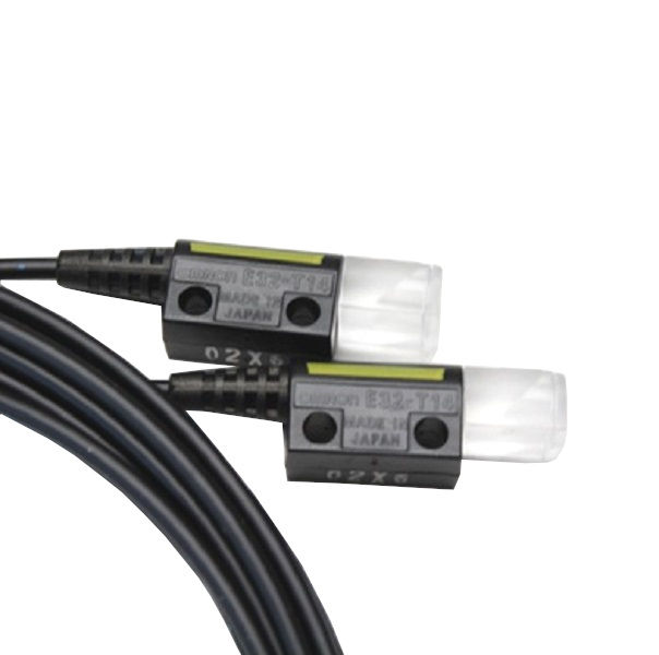 Cabo Para Sensor Fibra Óptica Feixe Lateral M8 2 M Preto IP67