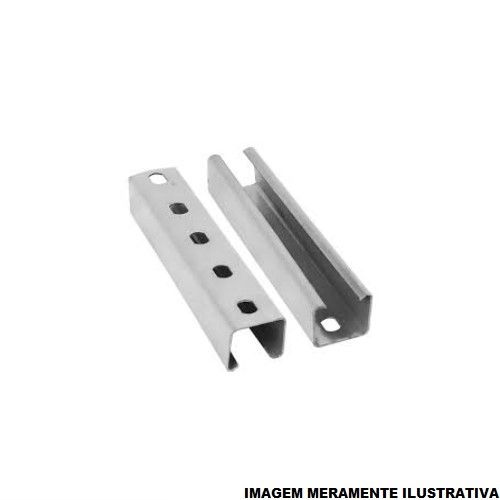 Perfilado Perfurado Galvanizado Eletrolítico 38x38 mm 3 M Chapa 18