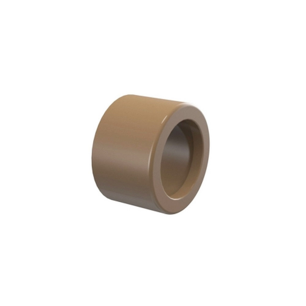 Bucha PVC Redução Curta Soldável 110x85 mm Classe 15 Marrom Água Fria