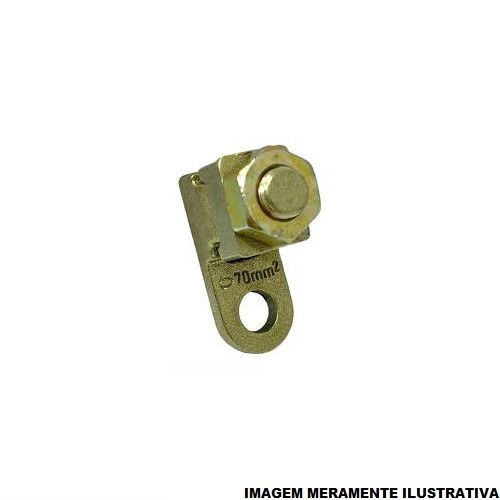 Terminal Liga Cobre a Pressão Sapata 70,00 mm² para Cabo com 1 Furo M8