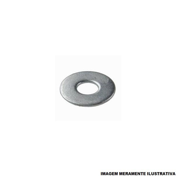 Arruela Lisa Zincada a Fogo M12