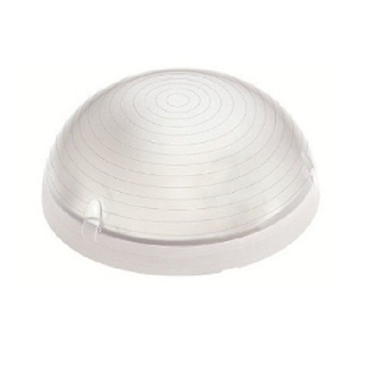 Plafon Sobrepor Redondo 2x25W para Lâmpada Compacta PVC com Soquete E27 Branco Soft