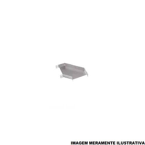 Curva 90G Horizontal Lisa Galvanizada Eletrolítica para Eletrocalha 150x100 mm