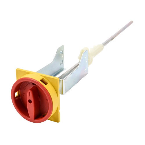 Manopla Rotativa com Eixo Prolongador 330 mm para Disjuntor Motor MPW Fixação Frontal Externa