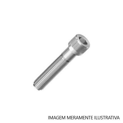 Parafuso Allen Cabeça Cilíndrica INOX M8x40 mm Sextavado Interno