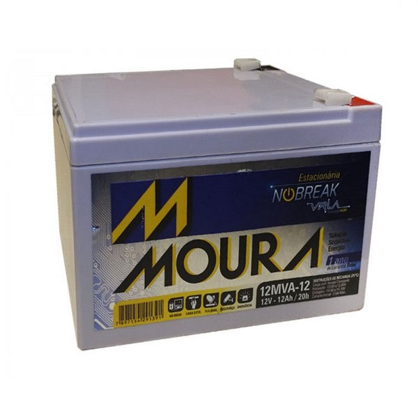 Bateria Selada VRLA para No-Break 12AH 12VCC
