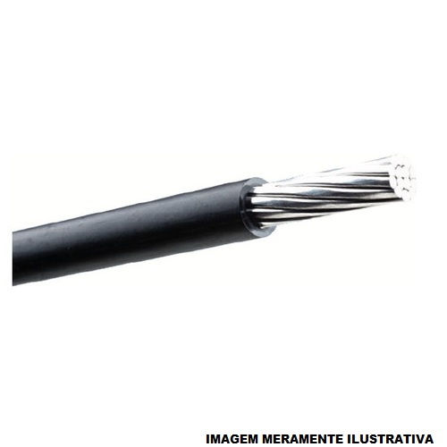 Cabo Alumínio Isolado XLPE 90G 8,7/15 kV 3x 120+70,00 mm² Multiplex Preto Classe 2