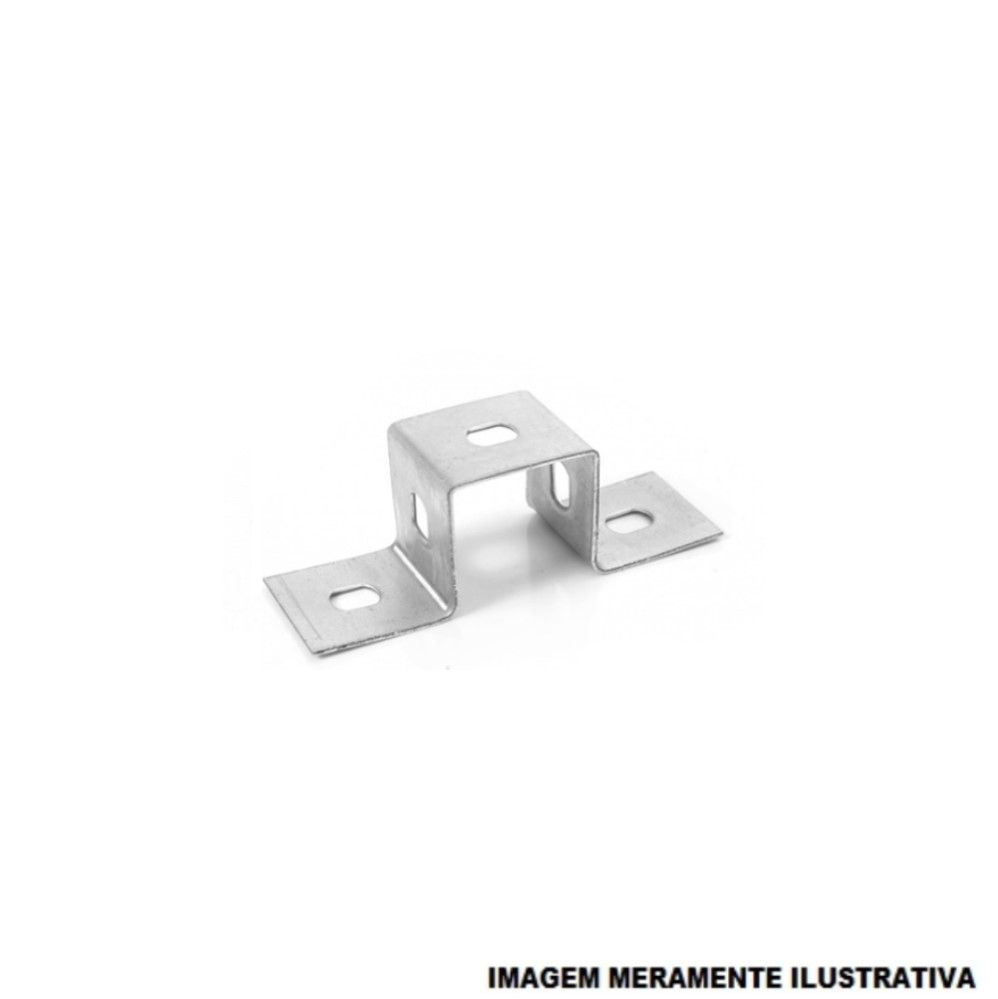 Suporte Cantoneira ZZ para Perfilado Galvanizado Eletrolítico 38x38 mm