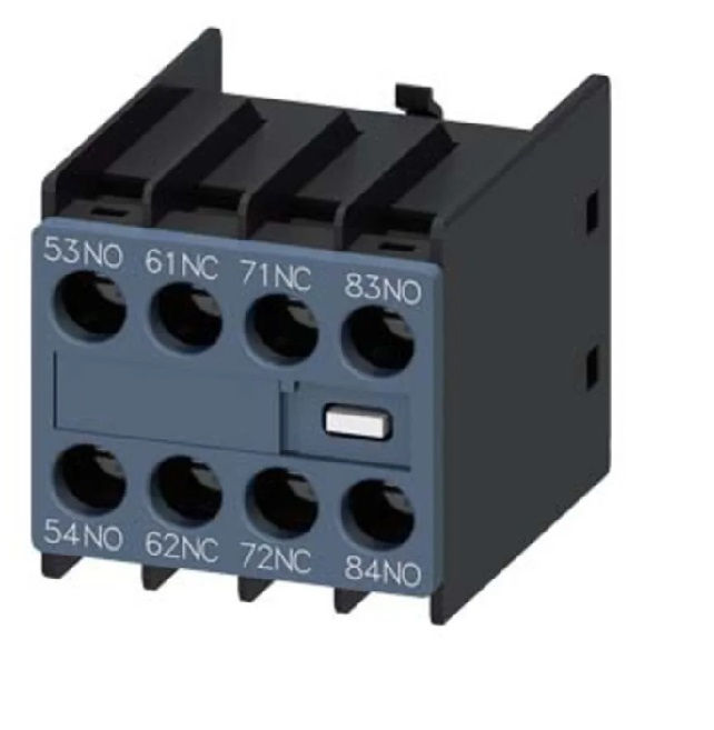 Bloco Contato Frontal 2NA+2NF para Contator 3RH2 S00-S3 3RH29 Conexão Parafuso DIN EN 50005 Elemento