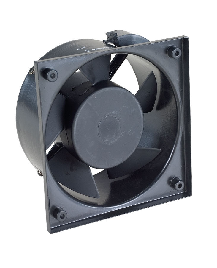 Ventilador Micro Alumínio Redondo 110/220V 72/53W 60 Hz Preto