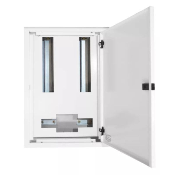 Quadro de Distribuição Metálico Sobrepor 34 Disjuntores DIN sem Barramento 150A com Geral Branco