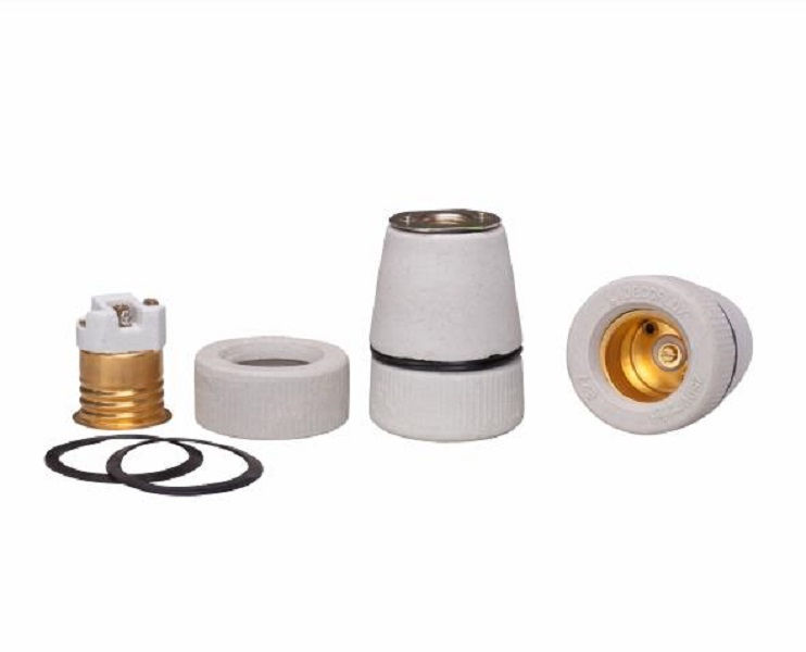 Soquete Porcelana sem Rabicho de Tempo E27