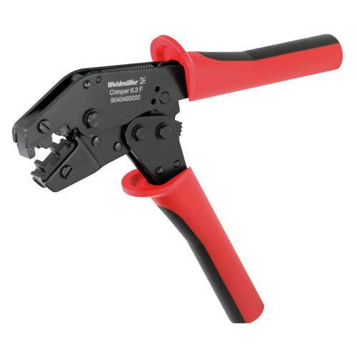 Alicate Crimpador para Terminais Isolado Crimper 6.3F 0,50-2,50 mm RED Line