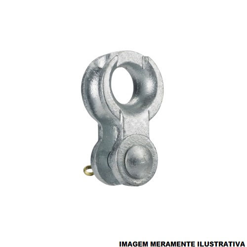 Manilha Sapatilha Ferro Fundido para Distribuição 50KN