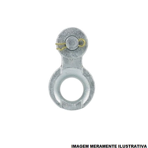 Manilha Sapatilha Ferro Fundido para Distribuição 50KN