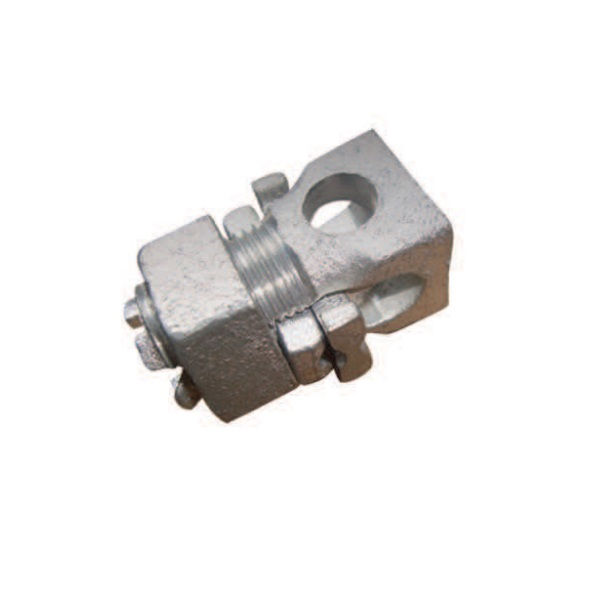 Conector Paraf Fendido Split Bolt Galvanizado Estanhado 70 mm² com Furo Vertical