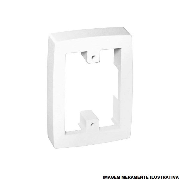 Acoplador Para Canaleta PVC Baixo 20x12 mm Branco