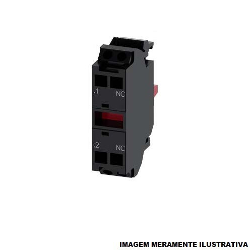 Elemento Contato 1NF para Botão 3SU1 Sirius Conexão para Mola