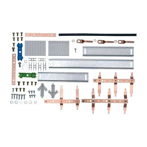 Kit Barramento Cobre Trifásico 16 Disjuntores DIN Universal 100A Derivação 32A