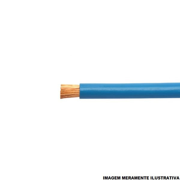 Cabo Cobre Isolado PVC 70G 750V 1x 2,50 mm² ATOX FLEX Azul NBR 13248 Classe 5