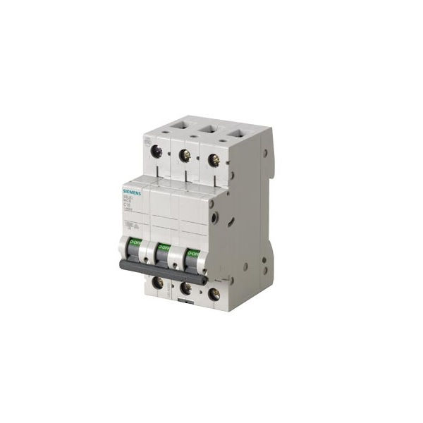 Disjuntor Termomagnético Fixo Tripolar 5SL6 C 16A 10 KA/6 KA 220/380VCA DIN