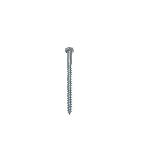 Parafuso Cabeça Sextavada Galvanizado Eletrolítico 1/4"X90 mm