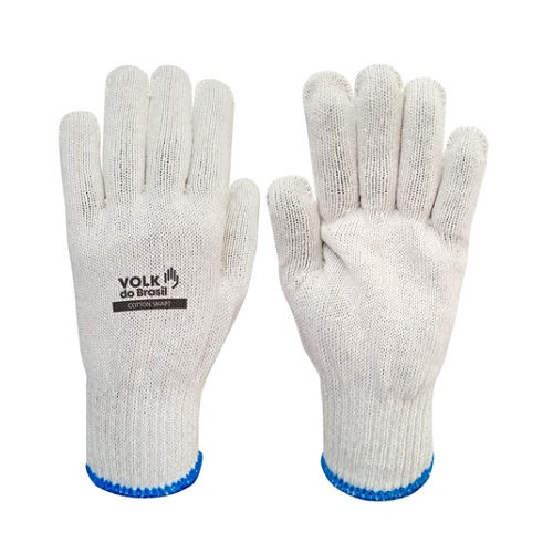 Luva Fibra Smart Contra Agentes Mecânicos Tamanho U (Unico) Branca Ca 46818