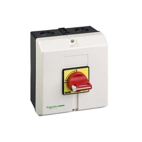 Chave Seccionadora Rotativa VCF Tripolar 50A Caixa Moldada com Manopla Vermelha para Cadeado