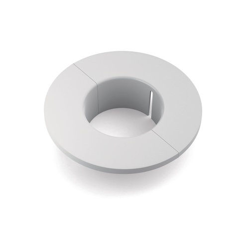 Acabamento PVC com 1 Furo para Canaleta 60x50 mm Branca Helaclima