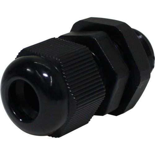 Prensa Cabo PVC PG9 Longa Preto IP68 Diâmetro do Cabo 4,00-8,50 mm