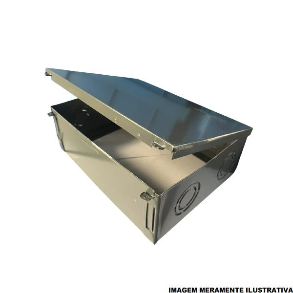 Caixa Proteção CP2 Chapa 260x200x90 mm Cinza