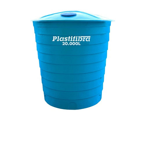 Caixa dágua Caixa D'água Fibra 20000 L Alta com Tampa