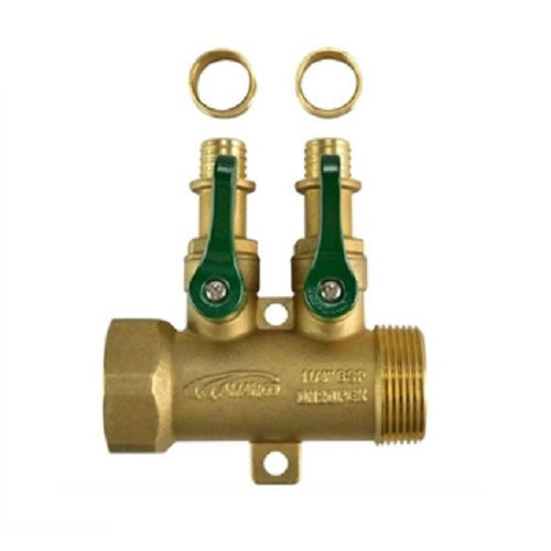 Módulo Distribuição Módulo Distribuição Metálico 2 Saídas 1.1/4"X20 mm PEX Água Quente