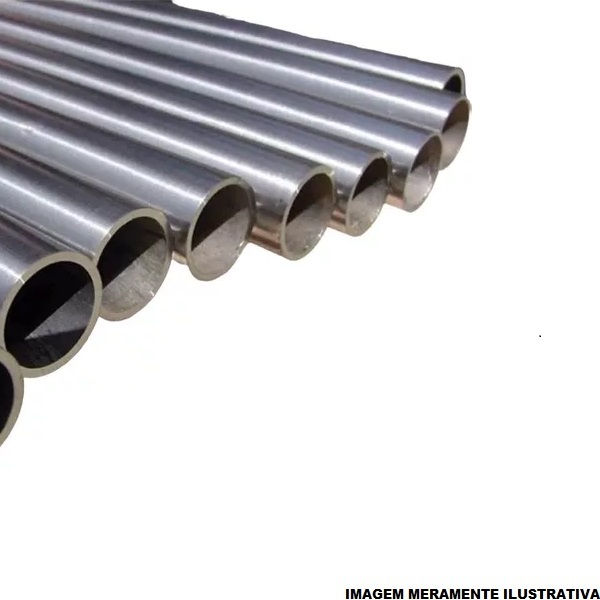 Tubo Schedule 40 Aço Carbono 3/4"X6 M sem Rosca Parede 2,87 mm sem Costura Preto ASTM A106