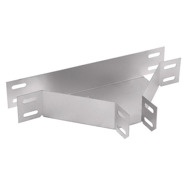 Te Liso Horizontal 90G Galvanizado Eletrolítico para Eletrocalha 100x50 mm