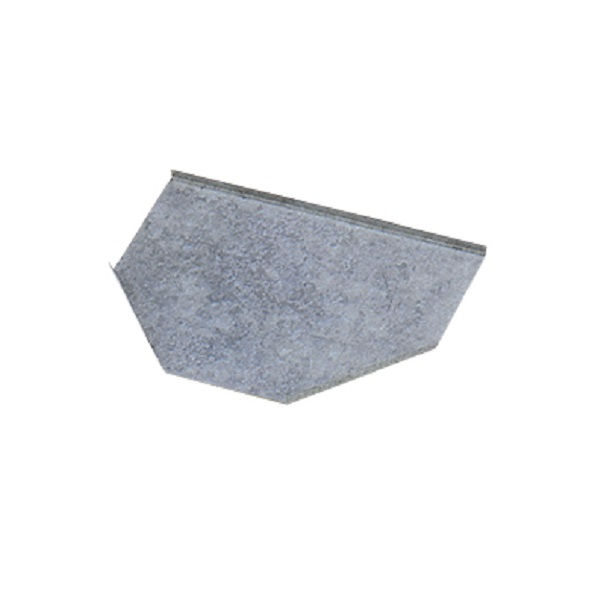 Tampa TE Horizontal 90G Encaixe para Eletrocalha Galvanizada Eletrolítica 100 mm