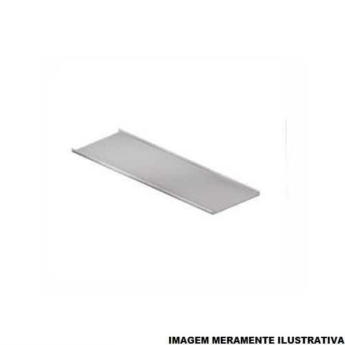 Tampa Encaixe para Eletrocalha Galvanizada Eletrolítica 50x3000 mm