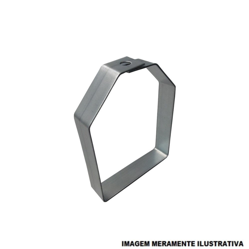 Suporte Balanço para Eletrocalha Suspensão Horizontal Galvanizado Eletrolítico 100x100 mm para Tirante