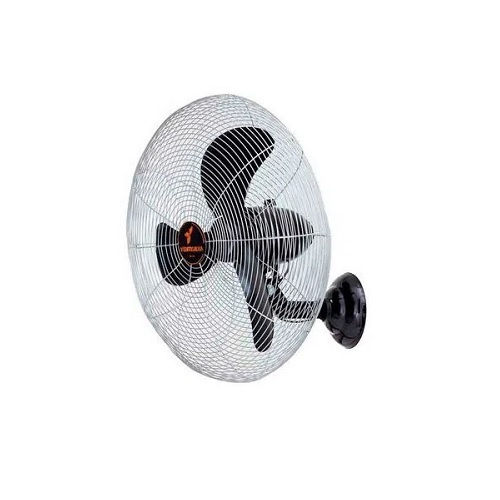 Ventilador Parede Alumínio Redondo 650x650 mm Bivolt 146/163W 60 Hz 1400/1290 RPM Preto e Cromado