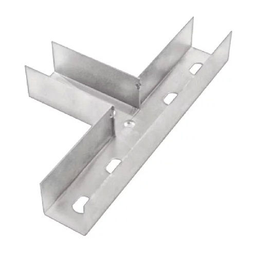 Emenda T Galvanizada Eletrolítica Interna 38x38 mm para Perfilado .