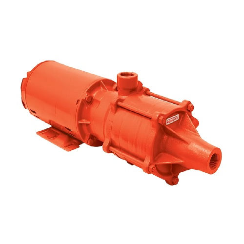 Motobomba Alta Pressão Trifásica 3,00 CV BPI Me-al 1530 220/380VCA Prevenção Incêndio Multiestágio Laranja IP21