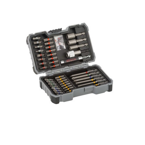 Jogo Bits Com 43 Peças Profissional com Maleta Plástica