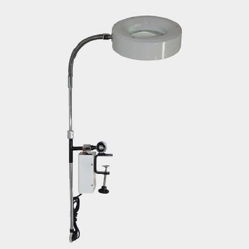 Luminária Mesa Sobrepor Articulável com Morca e Lupa 1x22W Alumínio 220VCA Branca