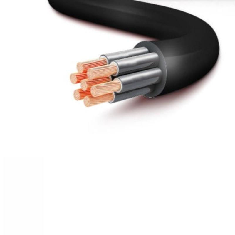 Cabo Cobre Isolado HEPR 90G 0,6/1 kV 4x 6,00 mm² NAX FLEX Preto NBR 7290 Classe 5 (Vias Pretas Numeradas)