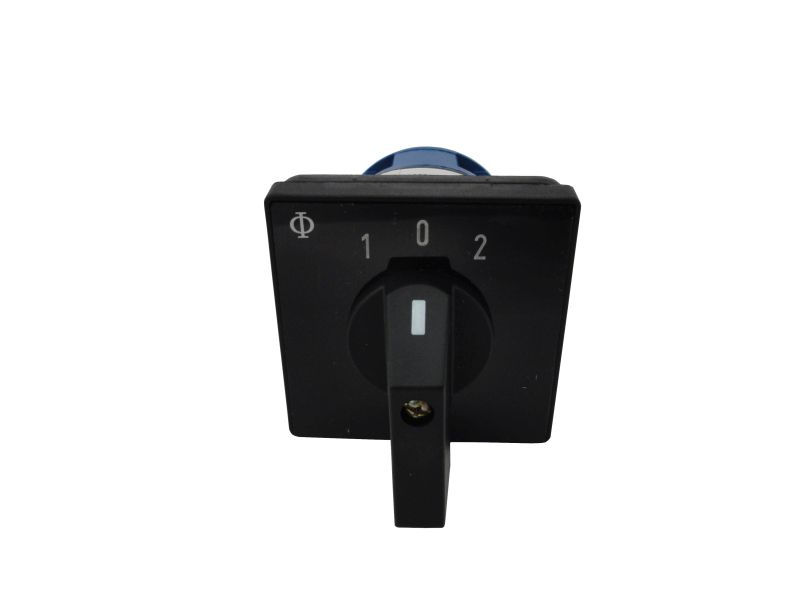 Chave Comutadora Metálica com Manopla Curta com Impulso Bipolar 25A 690VCA