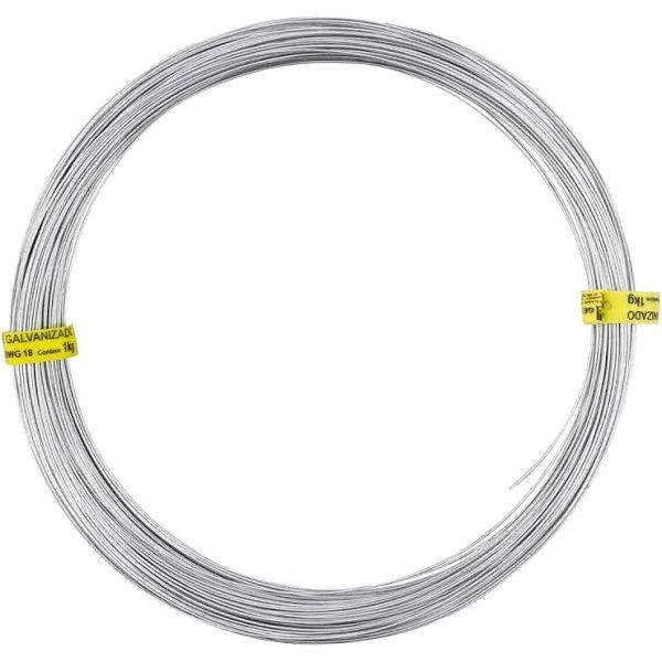 Arame Aço Galvanizado 18 BWG 100 M/kg
