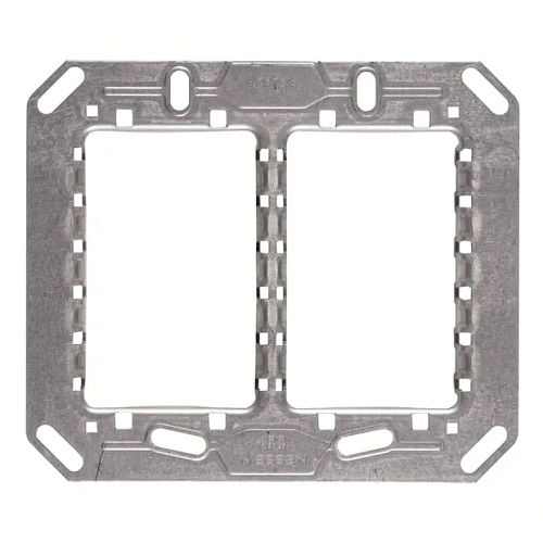 Suporte 6 Módulos para Placa Aço Galvanizado 4x4 Cinza Zenit