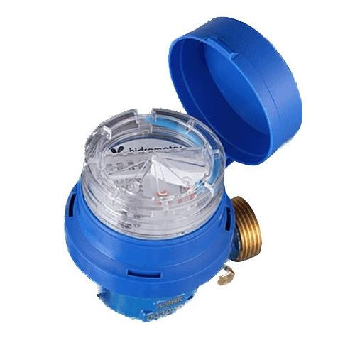 Hidrômetro Hidrômetro Corpo Latão Unijato 3/4" Vazão 3 m3/H sem Telemetria PRE Equipado com Visor Plano Giratório com Conexões