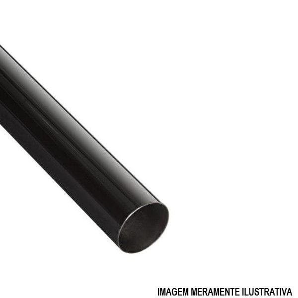 Tubo Aço Carbono 4"X6 M Parede 3,75 mm com Costura Preto NBR 5580