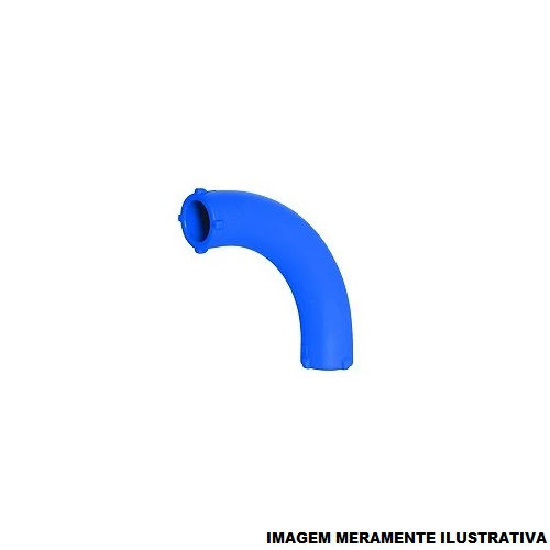 Curva PPR 90G Fêmea/Fêmea 32 mm Industrial Azul
